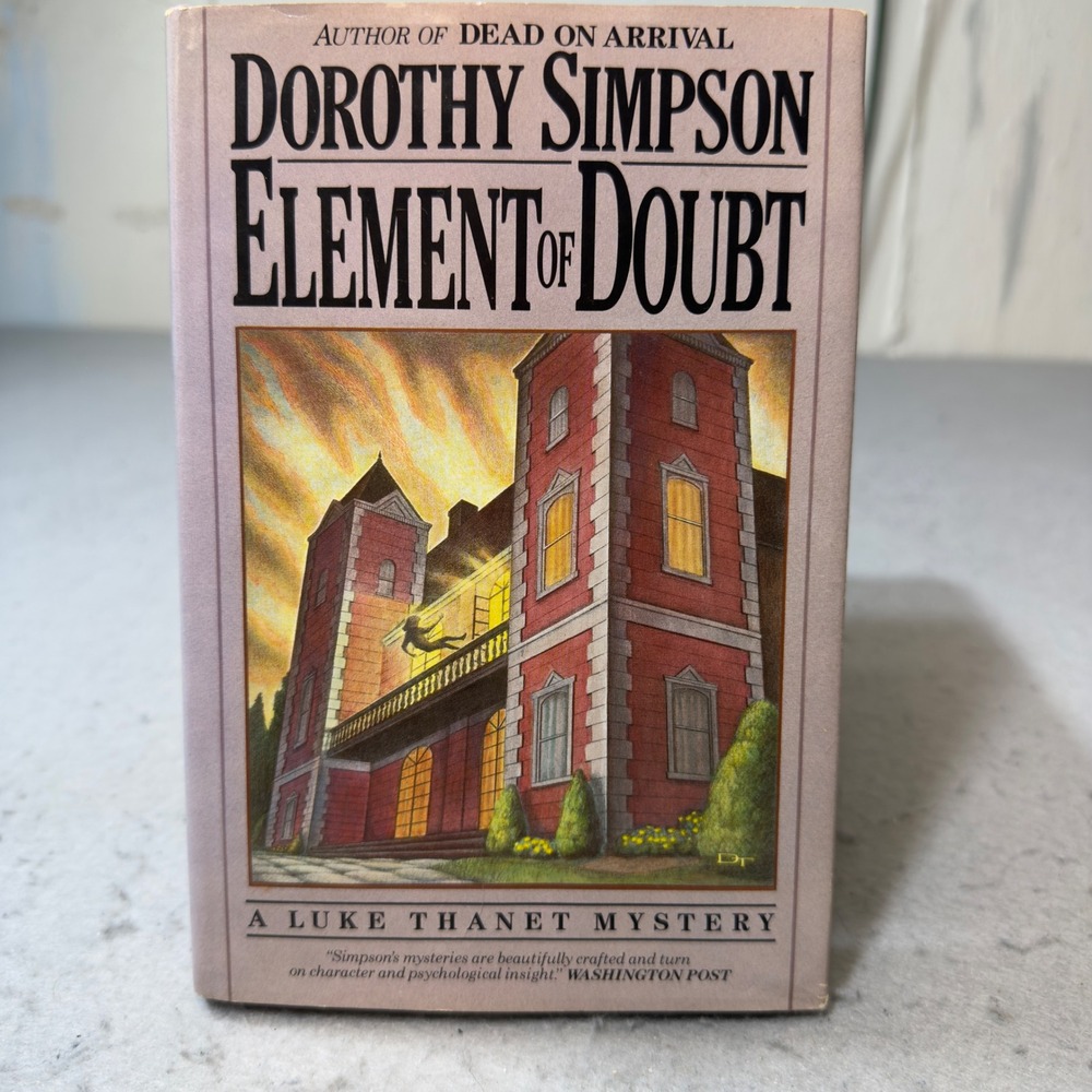 Element of‎ Doubt Dorothy Simpson Luke Thanet Mystery Hardcover 1987 0684188856